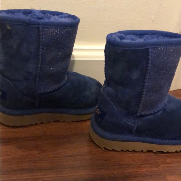 Blue Toddler Ugg Boots - Picture 3 of 3